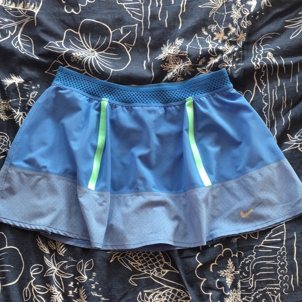 Blue Nike Tennis Skirt